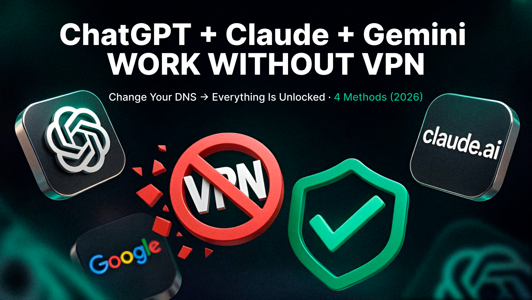 ChatGPT, Claude, and Gemini – Proper DNS Configuration for Accessing AI Services